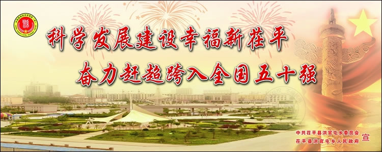 聊城茌平洪官屯展板设计作品