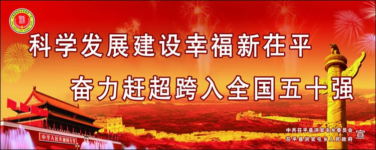 聊城茌平洪官屯展板设计作品
